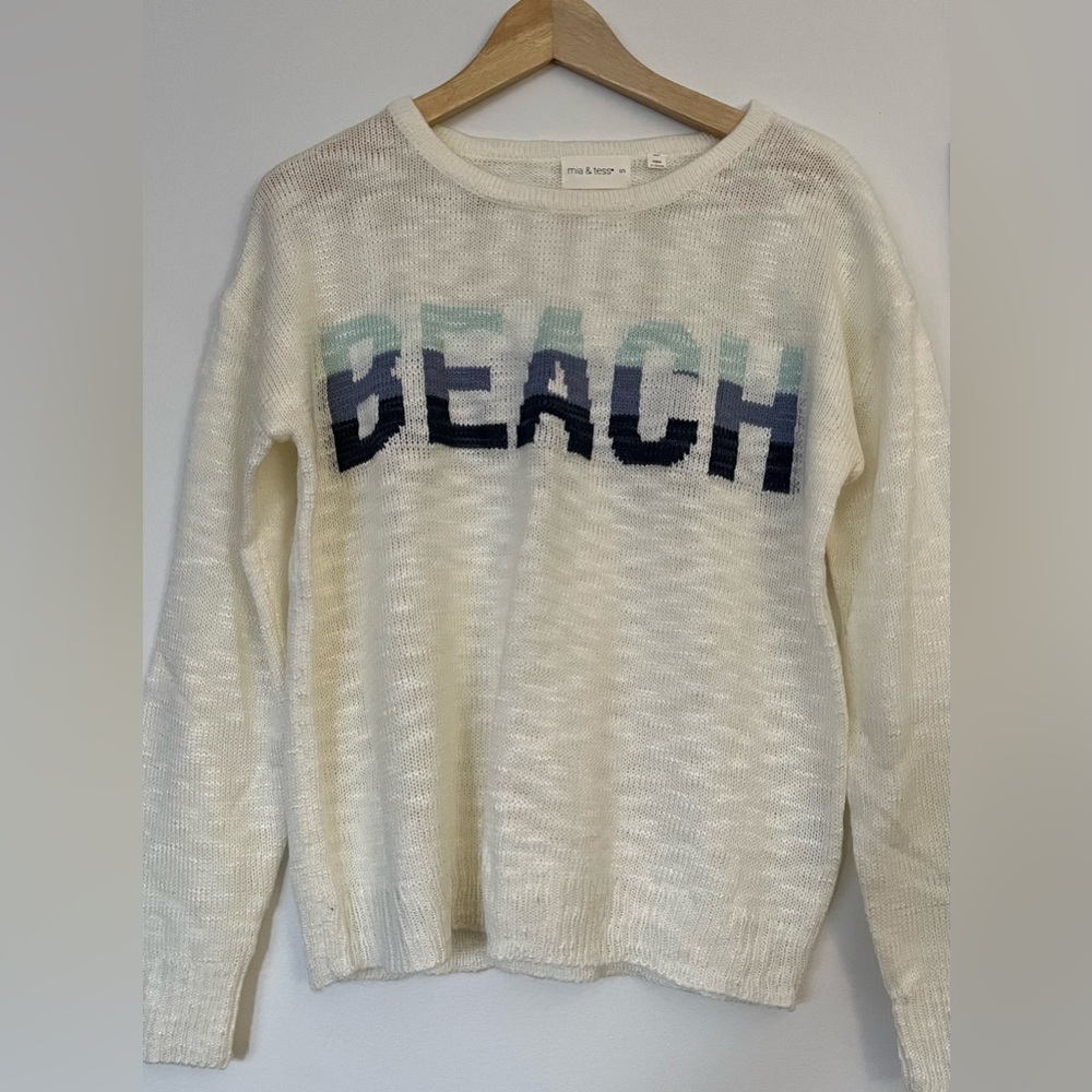 Mia & Tess Beach Sweater